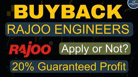 RAJOO ENGINEERS BUYBACK DETAILS Ll Apply Or Not YouTube