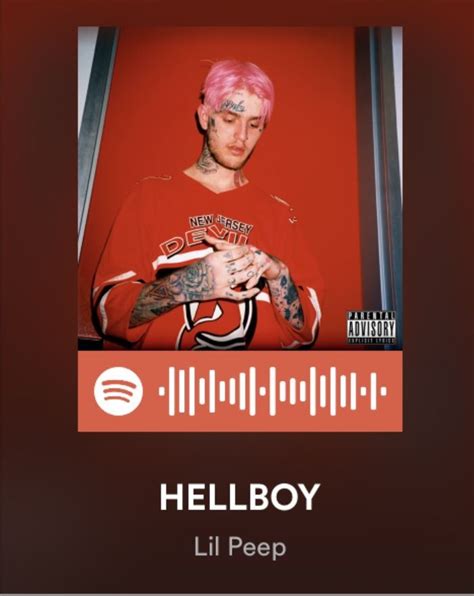 Pin By Arthur On Spotify Album Codes Lil Peep Hellboy Songs Poster