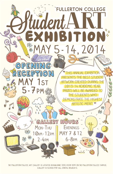 Student Art Show Poster by Jennifer Lee at Coroflot.com