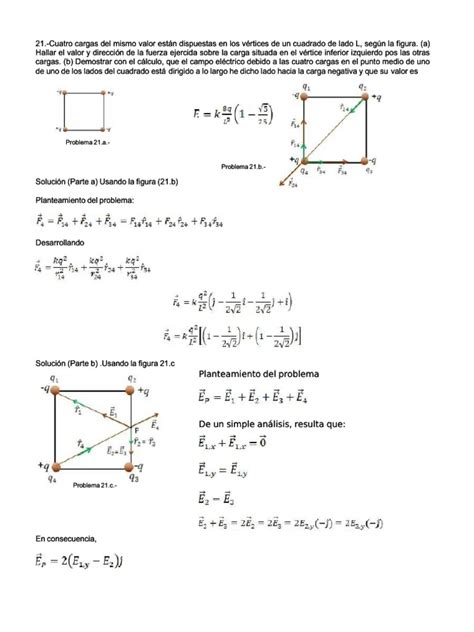 Pdf Campo Electrico Ejercicios Resueltos Dd Pdf Campo Eléctrico Fuerza