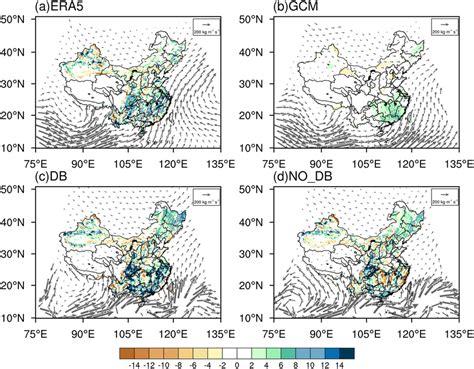 Vertically Integrated Moisture Flux Vector Kgm−1s−1 Download