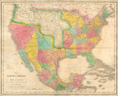 Map Of Usa And Mexico