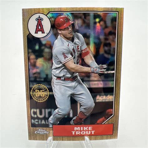 Topps Chrome Topps Mike Trout Bc Ebay