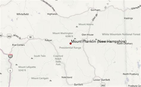 Mount Franklin (New Hampshire) Mountain Information