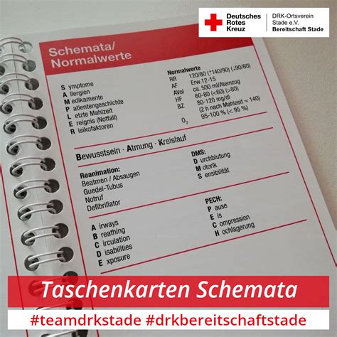 Cabcde Schema Und Sampler S Drk Bereitschaft Stade