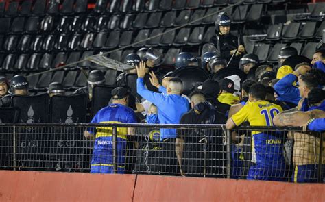 Todas Las Fotos De Los Incidentes En El Partido Entre Gimnasia Y Boca