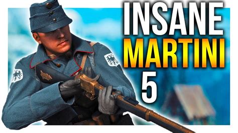 BATTLEFIELD 1 INSANE MARTINI OP 4 BF1 Martini Henry Sniper Gameplay