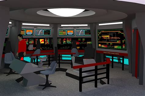 Star Trek TOS Bridge - U.S.S. Orion by calamitySi on DeviantArt