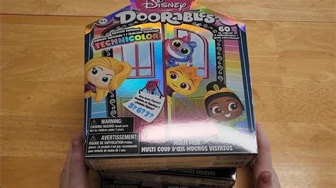 Unboxing More Technicolor Disney Doorables Youtube