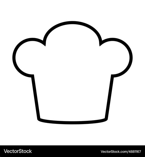 Chef hat icon Royalty Free Vector Image - VectorStock