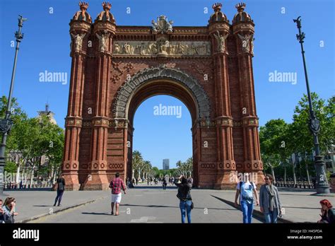 The Arc De Triomf In Barcelona Spain Stock Photo Alamy