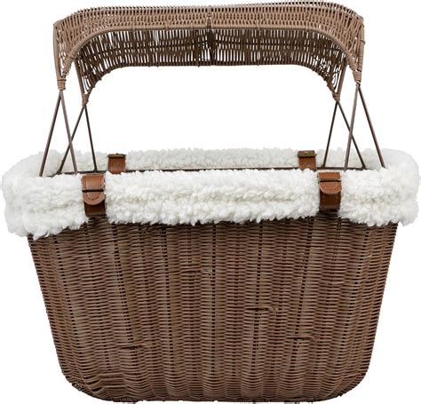 Petsafe Happy Ride Wicker Cat And Dog Bicycle Basket