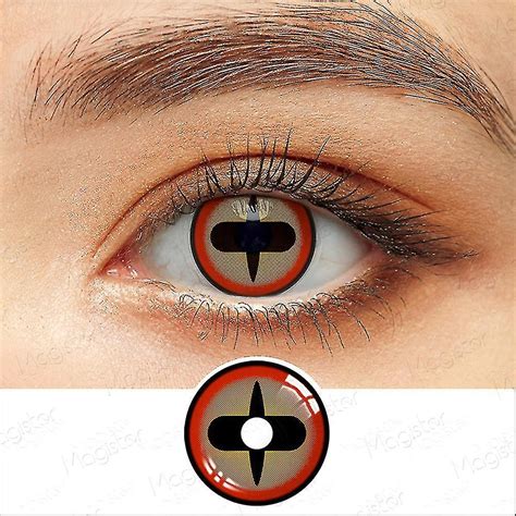 Modo Kyuubi Anime Cosplay Mangekyou Itachi Sharingan Contact Lenses For