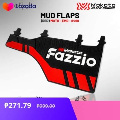 Mokoto Elite Series Yamaha Mio Fazzio Rubber Mud Flaps Rubberized Mud