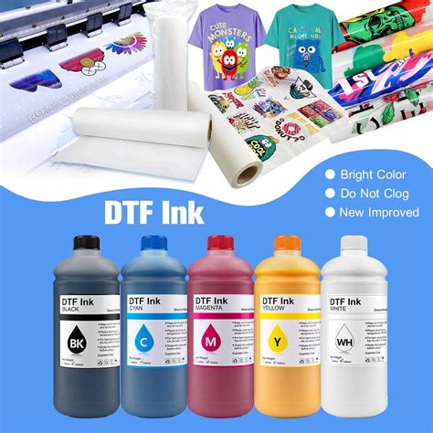 Dtf T Shirt Printing Cmyk White Ink For Film Transfer Printer China