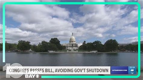 Threat Of Government Shutdown Ends As Congress Passes A Temporary