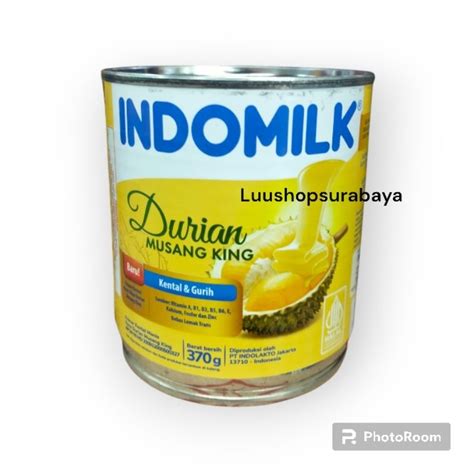 Jual Indomilk Krimer Kental Manis Durian Musang King Gr Shopee