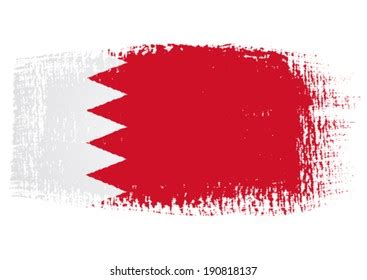 Qatar Flag Grunge Painted Background Stock Illustration