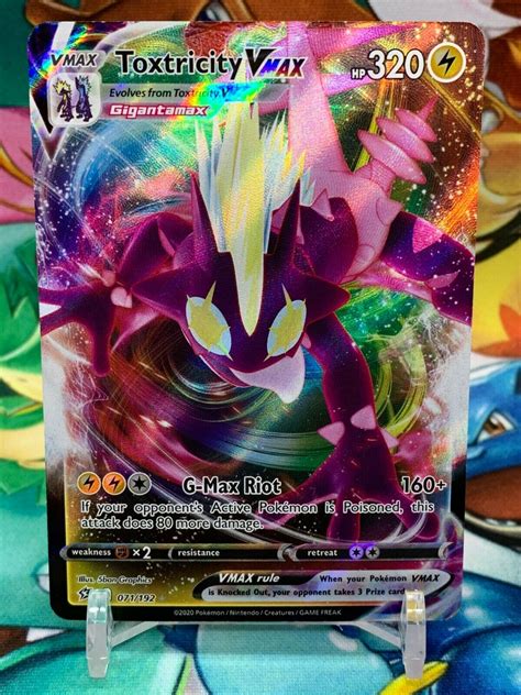 Toxtricity Vmax Full Art Ultra Rare 071 192 Pokemon Swsh Rebel Clash