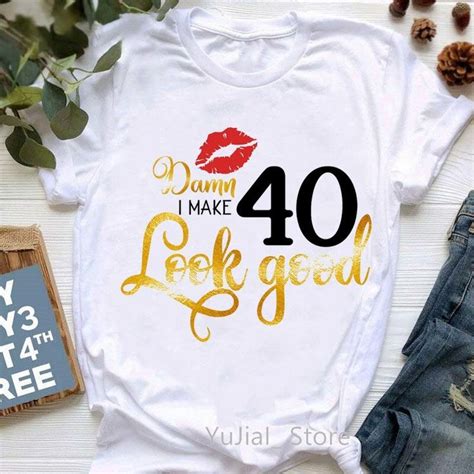 Women Tops Y2k Aesthetic Outfits Its My Birthday Eyelash Lips Print Shirt Women Graphic T Shirts