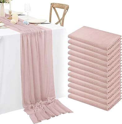 Amazon Socomi Nude Coffee Table Runner Spring Easter Cheesecloth