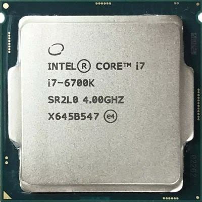 Intel Core i7 6th Gen - Core i7-6700K 8M Skylake Quad-Core 4.0 GHz