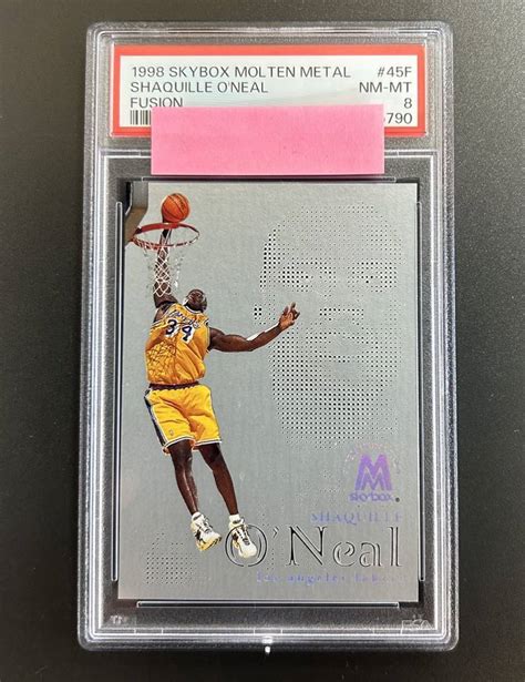 目立った傷や汚れなし1998 99 SkyBox Molten Metal Fusion Shaquille O Neal Lakers