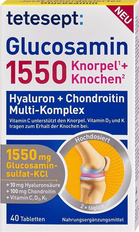 Tetesept Glucosamin Tabletten St Dm Dauerpreis Immerg Nstig