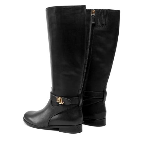 Klassische Stiefel Lauren Ralph Lauren Brittaney 802876148001 Schwarz