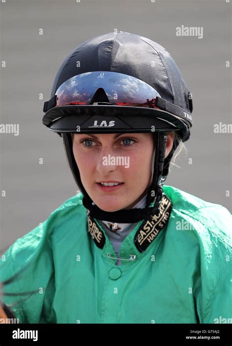 Horse Racing - Southwell Racecourse. Rachel Richardson, Jockey Stock Photo - Alamy