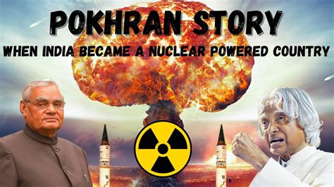 POKHRAN STORY When INDIA Became Nuclear Power Country YouTube