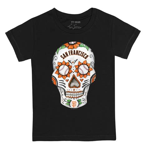 San Francisco Giants Sugar Skull Tee Shirt Tiny Turnip