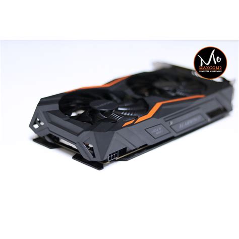 การ์ดจอ Gigabyte Gtx 1050 Ti G1 Oc 4gb 2พัดลม มีประกันร้าน 14วัน ตำหนิพัดลมโยก Gidnen Thaipick