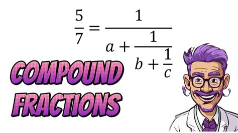 Fractions - How to solve Compound Fractions (Mathematics Skills) - YouTube