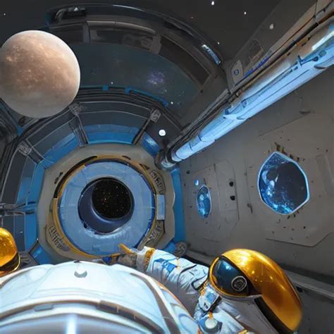 Krea Screenshot Of A Space Exploration Game Astronaut Nasa Unreal