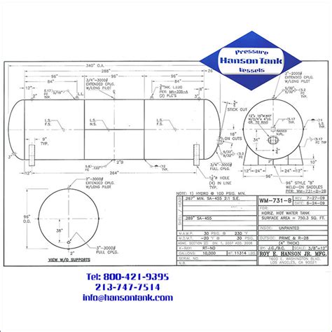 WM B Gallon R Insulated ASME Hot Water Tank