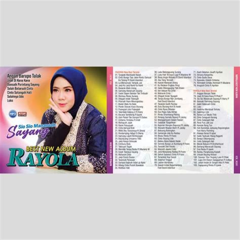 Jual Kaset Audio Mp3 Lagu Pop Minang Terbaru Album Rayola Fauzana 2023