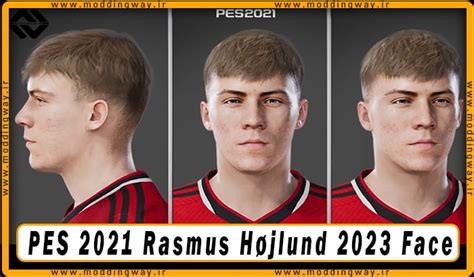 فیس Rasmus Højlund برای Pes 2021 آپدیت 27 بهمن 1402 مودینگ وی