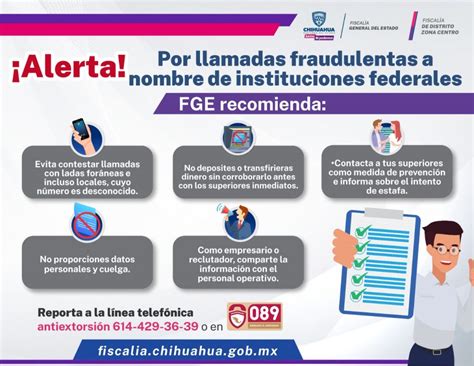 Alerta FGE Por Llamadas Fraudulentas A Nombre De Instituciones