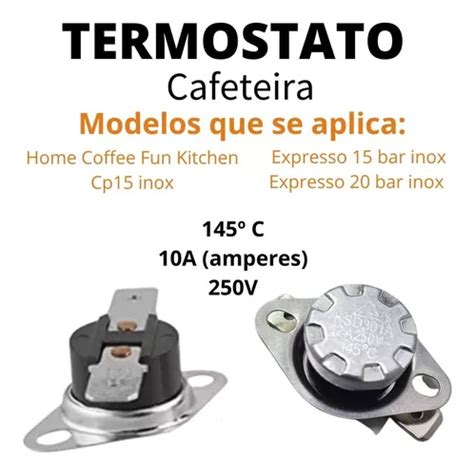 Termostato Cafeteira Ksd301 250v 127 220 V Normal Fechado MercadoLivre