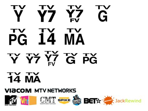 ViacomCBS TV rating designs (2001-2019) by juliolobo2003a on DeviantArt