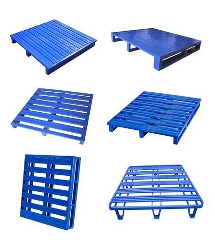 Blue Stainless Steel Pallet, Dimension/Size: 1200 X 1000 mm, Capacity ...