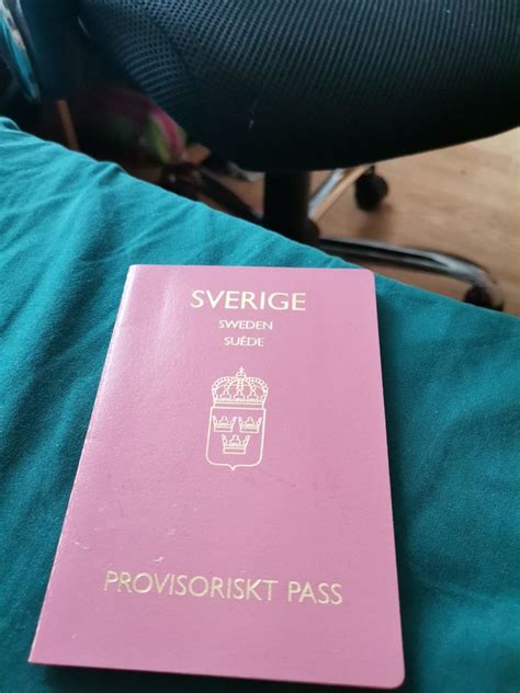 Swedish emergency passport from 1999 : r/PassportPorn