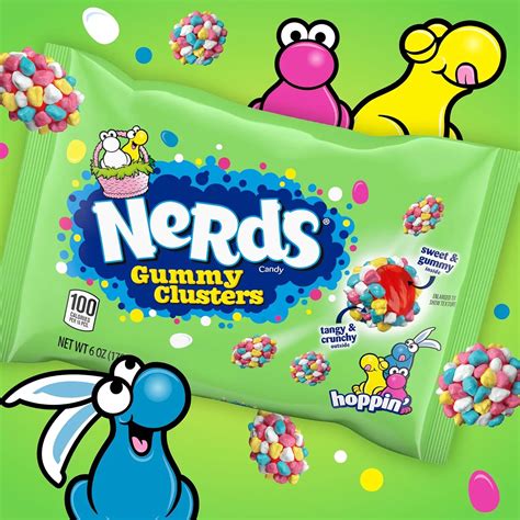 Nerds Hoppin Gummy Clusters Candy 3 Oz Sharepack Buy Nerds Candy