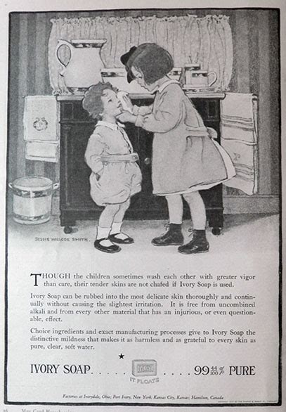 1917 Ivory Soap Ad ~ Jessie Willcox Smith, Vintage Health & Beauty Ads