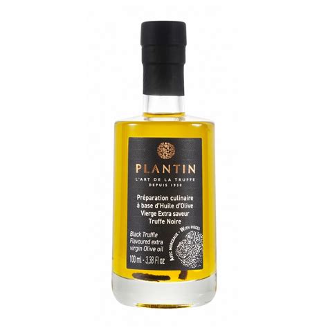 Black Truffle Flavoured Extra Virgin Olive Oil 100 Ml PLANTIN