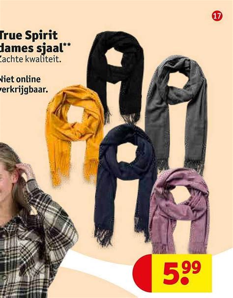 True Spirit Dames Sjaal Aanbieding Bij Kruidvat