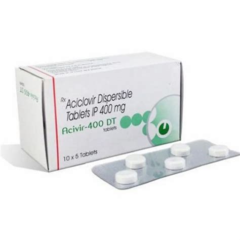 Acyclovir Mg Acivir Dt Tablet Cipla Ltd X At