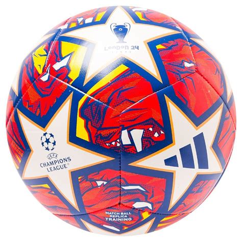 Adidas Ballon Training Champions League London Blanc Bleu Orange