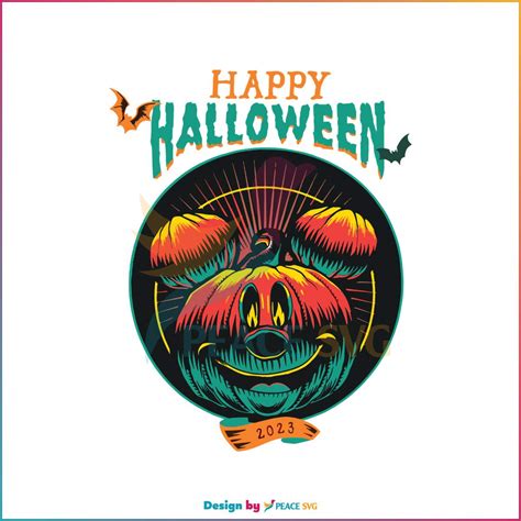 Horror Mickey Mouse Happy Halloween 2023 SVG Download » PeaceSVG